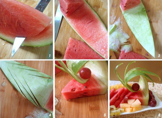 酷炫的水果拼盘,看起来难做起来不难