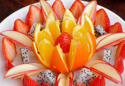 水果拼盘刀法怎么切好,有哪几种切法