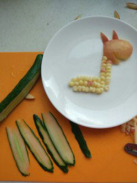 水果拼盘图片及做法生肖马,不一样的马