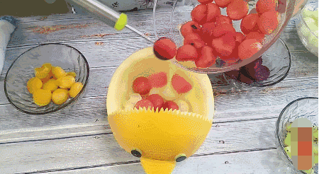 六一儿童节刺猬水果拼盘 有趣的水果拼盘(图解