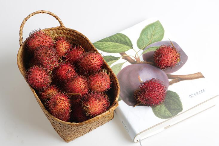 泰国红毛丹图片大全,新鲜可口的进口红毛丹