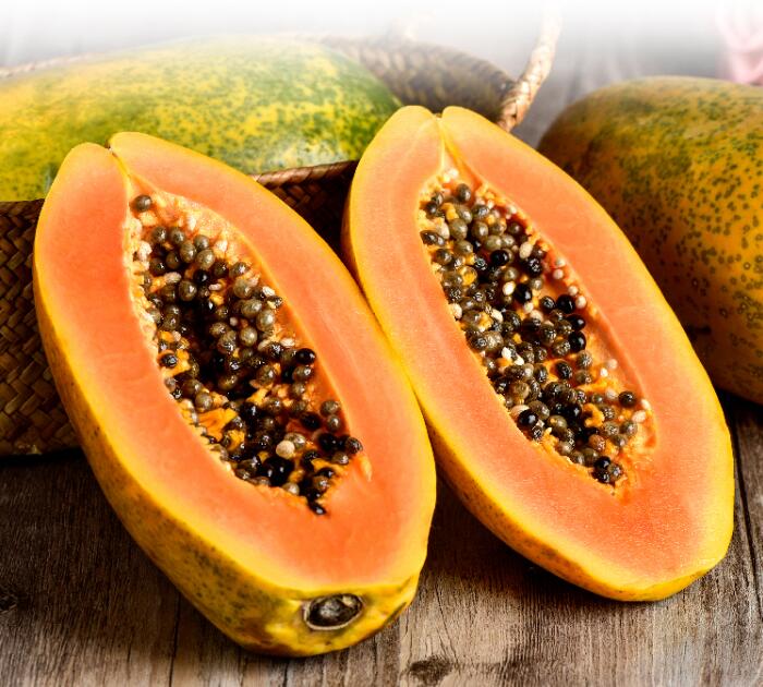 青木瓜图片大全大图,牛奶冰糖青木瓜