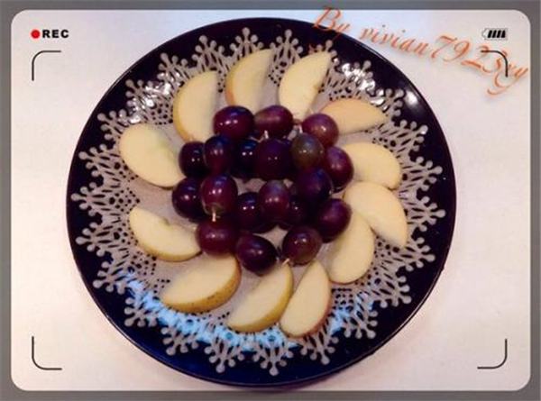 简单漂亮的水果拼盘,招待远道而来的父母