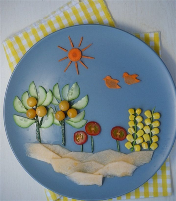 幼儿水果拼盘图片大全 简单又有创意的幼儿水果拼盘