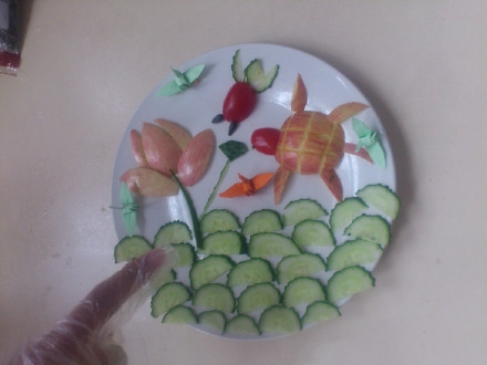 五种荷花水果拼盘大全大图,美好的荷花水果拼盘名称寓意