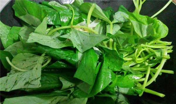 地瓜叶什么味道,地瓜叶和什么一起吃比较好