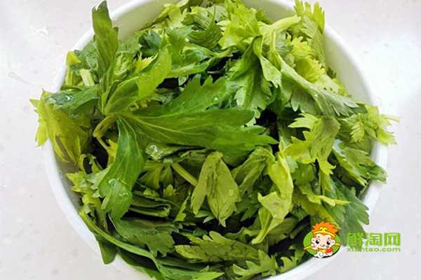芹菜杆能蒸吗,怎么蒸芹菜叶不粘